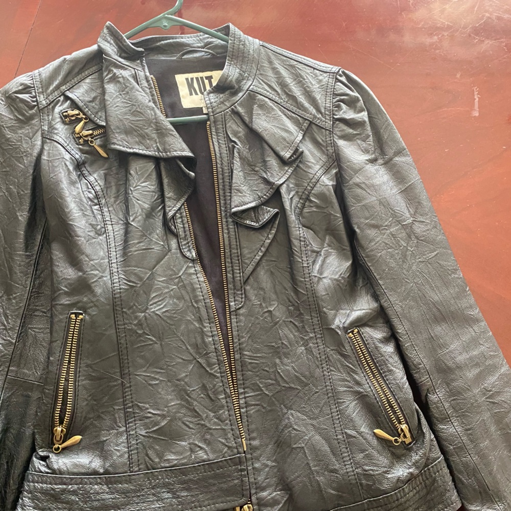 Leather jacket